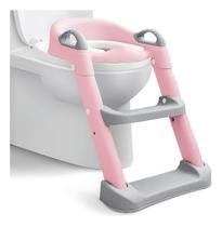 Assento Redutor Infantil Escadinha P/ Vaso Sanitário Cinza