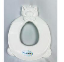 Assento Redutor Infantil Oval Branco Gatinho Assento Redutor Infantil Oval Branco Gatinho
