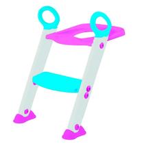 Assento Redutor Infantil para Bebê - com Escada - Rosa - Buba Assento Redutor Infantil para Bebê - com Escada - Rosa - Buba
