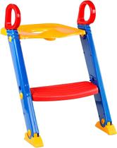 Assento Redutor Troninho Infantil Multmaxx com Escada Colorido Assento Redutor Troninho Infantil Multmaxx com Escada Colorido