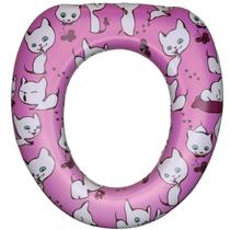 Assento Redutor Vaso Sanitário Sortido Fundo Rosa