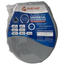 Assento Reforçado Para Vaso Sanitário Universal Oval Cinza Assento Reforçado Para Vaso Sanitário Universal Oval Cinza