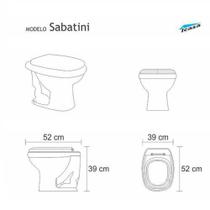 Assento Sabatini Palha Almofadado P/louça Icasa Assento Sabatini Palha Almofadado P/louça Icasa