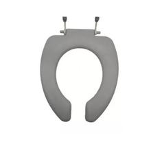 Assento Sanitário Aberto Cinza Reforçado para Cadeira de Banho