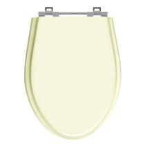 Assento Sanitário Absolute Bege Pergamon Tampa para Vaso Ideal de Madeira Laqueada