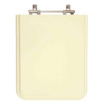 Assento Sanitário Acrílico Square Bege para vaso Incepa Cidamar