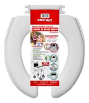 Assento Sanitário Almofadado Aberto Cadeira De Banho Mebuki Assento Sanitário Almofadado Aberto Cadeira De Banho Mebuki