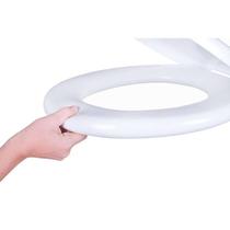 Assento Sanitário Almofadado Astra Convencional Oval Universal Branco