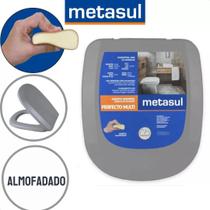 Assento Sanitário Almofadado Basic Retangular Sabatini Icasa - Metasul