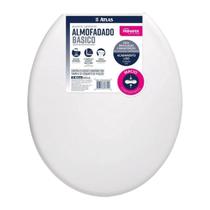 Assento Sanitário Almofadado Branco Básico Atlas Primafer pa Privada Tampa Vaso