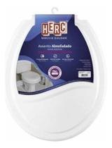 Assento Sanitário Almofadado Branco Herc Redondo Oval Assento Sanitário Almofadado Branco Herc Redondo Oval