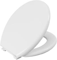Assento Sanitário Almofadado Branco Plas Conforto Clássico para Vaso Sanitário