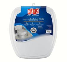 Assento Sanitario Almofadado Branco Sabatini Herc