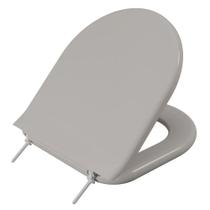 Assento Sanitário Almofadado Calypso Astra Cinza Platina