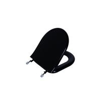 Assento Sanitário Almofadado Calypso Preto - Incepa