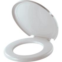 Assento Sanitário Almofadado Cinza Claro Ref.2386 - Herc