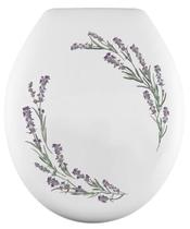 Assento Sanitário Almofadado Clássico Estampa Lavanda AT206322