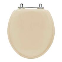 Assento Sanitario Almofadado Colonial Marfim (Bege Claro) para Vaso Hervy Assento Sanitario Almofadado Colonial Marfim (Bege Claro) para Vaso Hervy