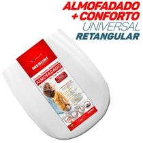 Assento Sanitário Almofadado com Tampa - Mebuki Retangular