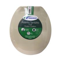 Assento sanitário almofadado comfort areia Assento sanitário almofadado comfort areia