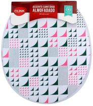 Assento Sanitário Almofadado E Estampado Universal CLINK