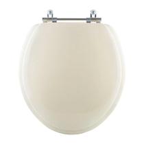 Assento Sanitario Almofadado Flamingo Bege Claro (Biscuit) para vaso Incepa