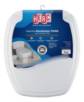 Assento Sanitário Almofadado Incepa Thema Herc Cinza Claro