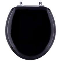 Assento Sanitário Almofadado Loren Way Preto P/louça Lorenzetti Assento Sanitário Almofadado Loren Way Preto P/louça Lorenzetti