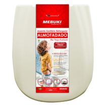 assento sanitário almofadado mebuk retangular bisk