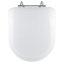 Assento Sanitário Almofadado Meridian Branco Para Vaso Roca