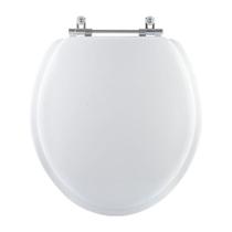 Assento Sanitário Almofadado Oriane Branco para vaso Ideal Standard