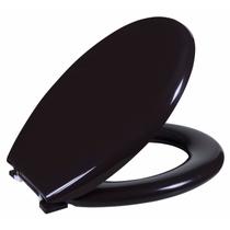 Assento Sanitario Almofadado Oval Astra Preto Assento Sanitario Almofadado Oval Astra Preto