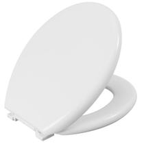 Assento Sanitário Almofadado Oval Branco Universal Tampa Vaso Astra 2981