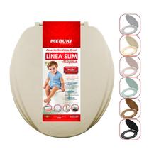 Assento Sanitário Almofadado Oval Jasmin Pra Vaso Fiori 1.6gpf 6.0lpf