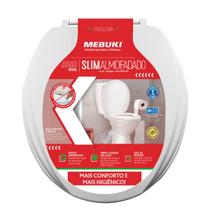 Assento Sanitário Almofadado Oval Jasmin Pra Vaso Fiori 1.6gpf 6.0lpf