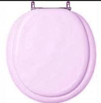Assento Sanitário Almofadado Oval Rosa Assento Sanitário Almofadado Oval Rosa