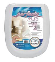 Assento Sanitário Almofadado Perfecto Multi Metasul Branco