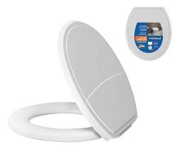 Assento Sanitário Almofadado Plus Slim Metasul Cor Branco