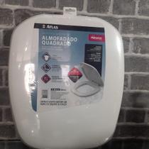 Assento sanitário almofadado quadrado branco Assento sanitário almofadado quadrado branco