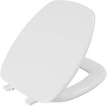 Assento Sanitário Almofadado Quadrado Branco Plástico Resistente e Confortável Assento Sanitário Almofadado Quadrado Branco Plástico Resistente e Confortável