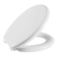 Assento sanitário almofadado reforçado oval branco br1 - Astra