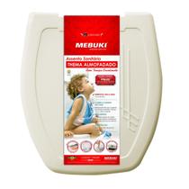 Assento Sanitário Almofadado Retangular Hawaii Para Vaso Mondiale 1.6gpf 6.0lpf