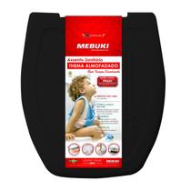 Assento Sanitário Almofadado Retangular Iris Para Vaso Onix 1.6gpf 6.0lpf