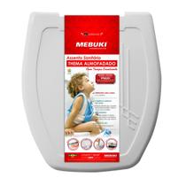Assento Sanitário Almofadado Retangular Thema Para Vaso Incepa 1.6gpf 6.0lpf