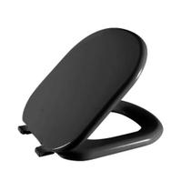 Assento Sanitário Almofadado Sabatini Preto Assento Sanitário Almofadado Sabatini Preto