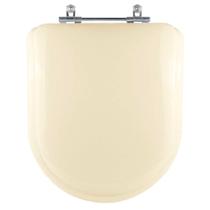 Assento Sanitario Almofadado San Remo Marfim (Bege Claro) para Vaso Hervy