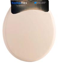 Assento Sanitário Almofadado Tampa de Vaso Bege homeflex