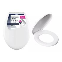 Assento Sanitário Almofadado Tampa De Vaso Branco Atlas Assento Sanitário Almofadado Tampa De Vaso Branco Atlas