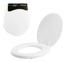 Assento Sanitário Almofadado Tampa de Vaso Branco homeflex Assento Sanitário Almofadado Tampa de Vaso Branco homeflex