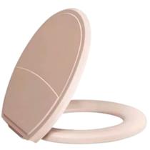 Assento Sanitário Almofadado Tampa Vaso Classic Oval Universal Redondo Deca Celite Icasa Incepa